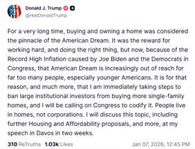 Picture of Trump Tweet